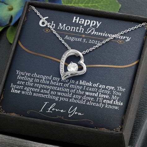 6 month anniversary gifts for her